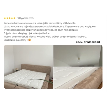 opinia google 5/5 gwiazdek Pani Natalia Silk Meble