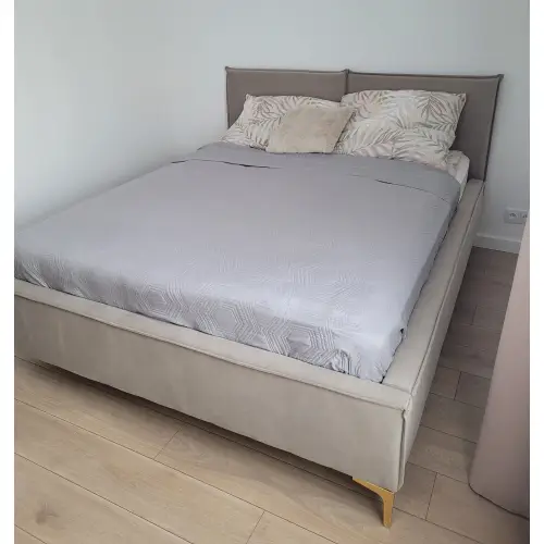 minimalistyczne łóżko AMBER w stylu skandynawskim