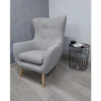 Fotel LUNA wzór "4 guziki"