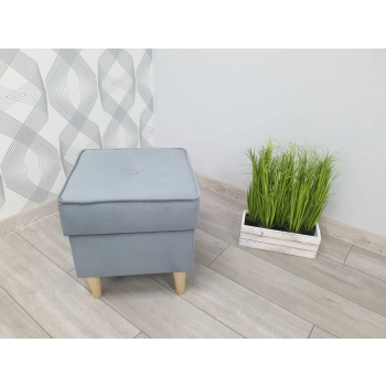Podnóżek tapicerowany MARI 40x40 z pojemnikiem wzór 1 pik Podnóżek tapicerowany MARI 40x40 z pojemnikiem wzór 1 pik