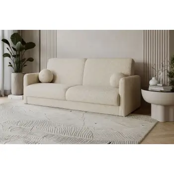 Wersalka rozkładana dwuosobowa DALIA 214 cm w tkaninie typu boucle "barankowej" Wersalka rozkładana dwuosobowa DALIA 214 cm w tkaninie typu boucle "barankowej"