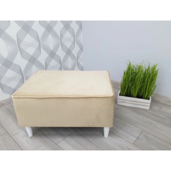 Podnóżek tapicerowany MARI 50x70 bez pojemnika gładki