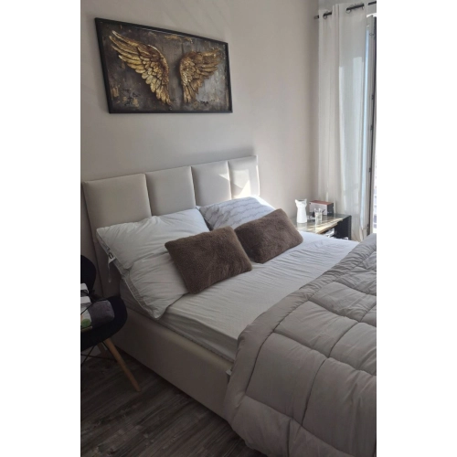 Łóżko tapicerowane VIKI SLIM w tkaninie Spark 26 Łóżko tapicerowane VIKI SLIM w tkaninie Spark 26