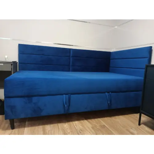 Łóżko kontynentalne MILANO w tkaninie Magic Velvet 2297