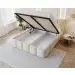 Łóżko tapicerowane SALI 200x200 w tkaninie typu boucle 