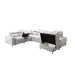 Narożnik tapicerowany PORTO VIII 269x340x183 z regulowanymi zagłówkami + USB