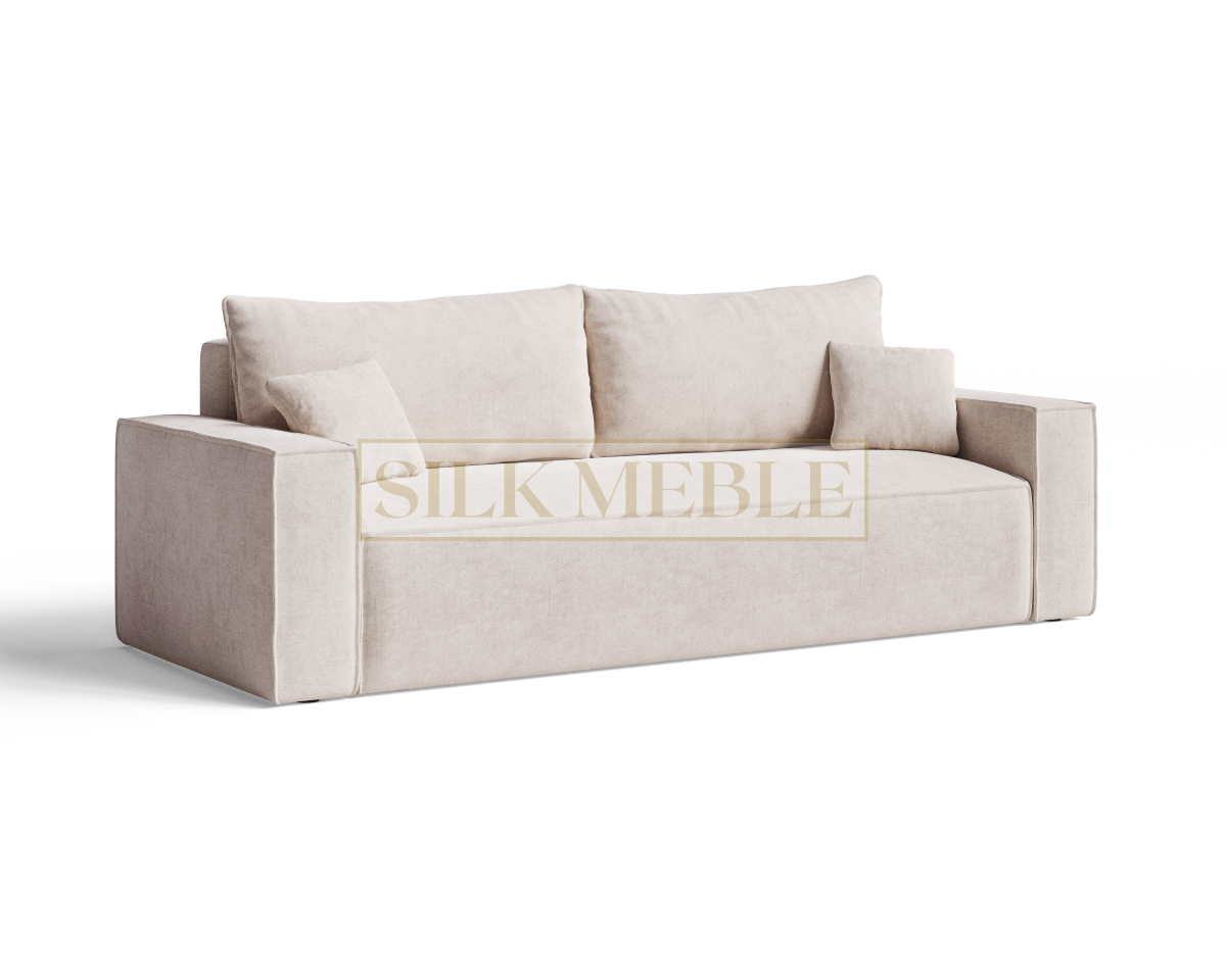 Sofa rozkładana LORIS 230 cm z funkcją spania i pojemnikiem